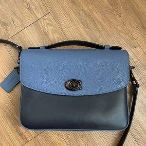 Coach Cassie satchel python handle